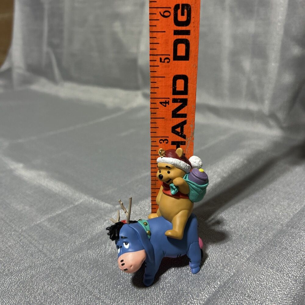 Winnie The Pooh Eeyore Helps Out 2001 Hallmark Christmas Tree Ornament Disney - Picture 2 of 10